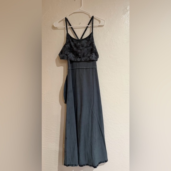 Pact Black and Gray Tie-Dye Maxi Dress size L - Picture 10 of 11